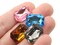18 18mm Rectangle Jewel Plastic Gems Silver Foil Rivoli Back Rhinestone Cabochons
